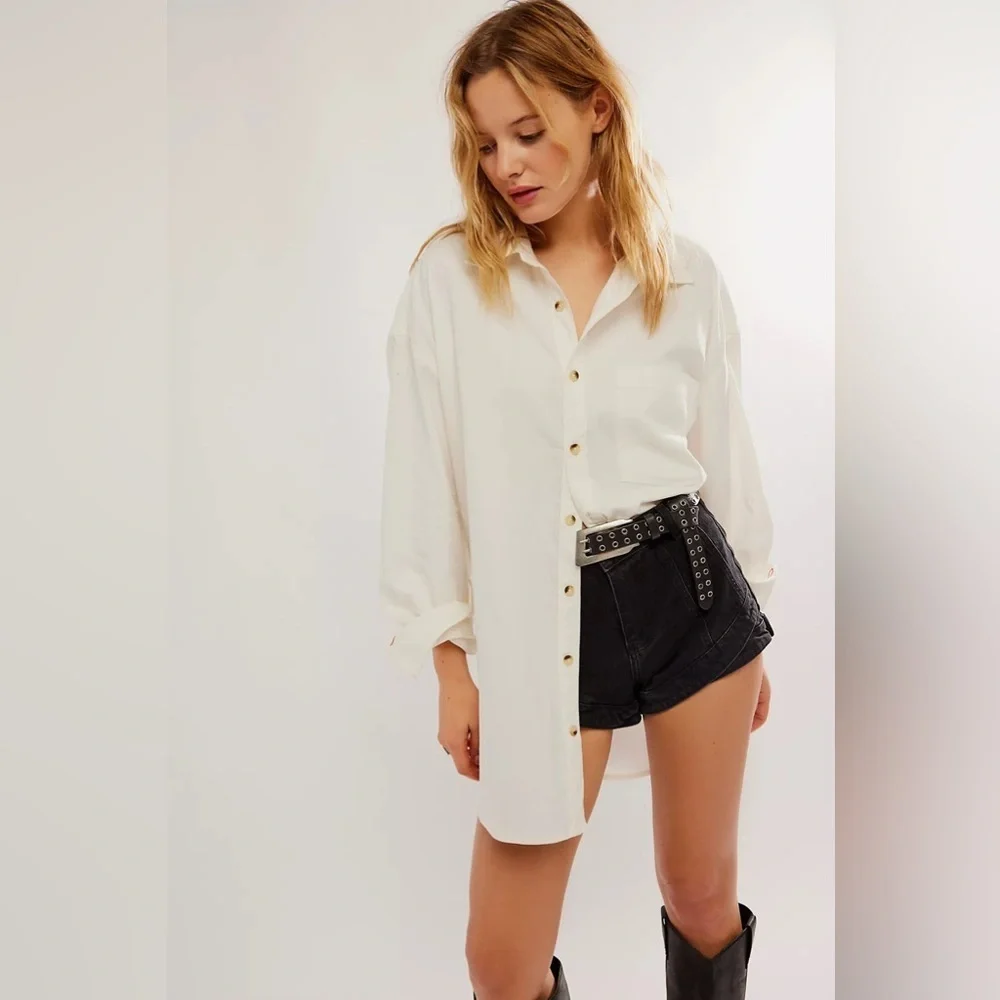 ❤️Free People Button Down Shirt